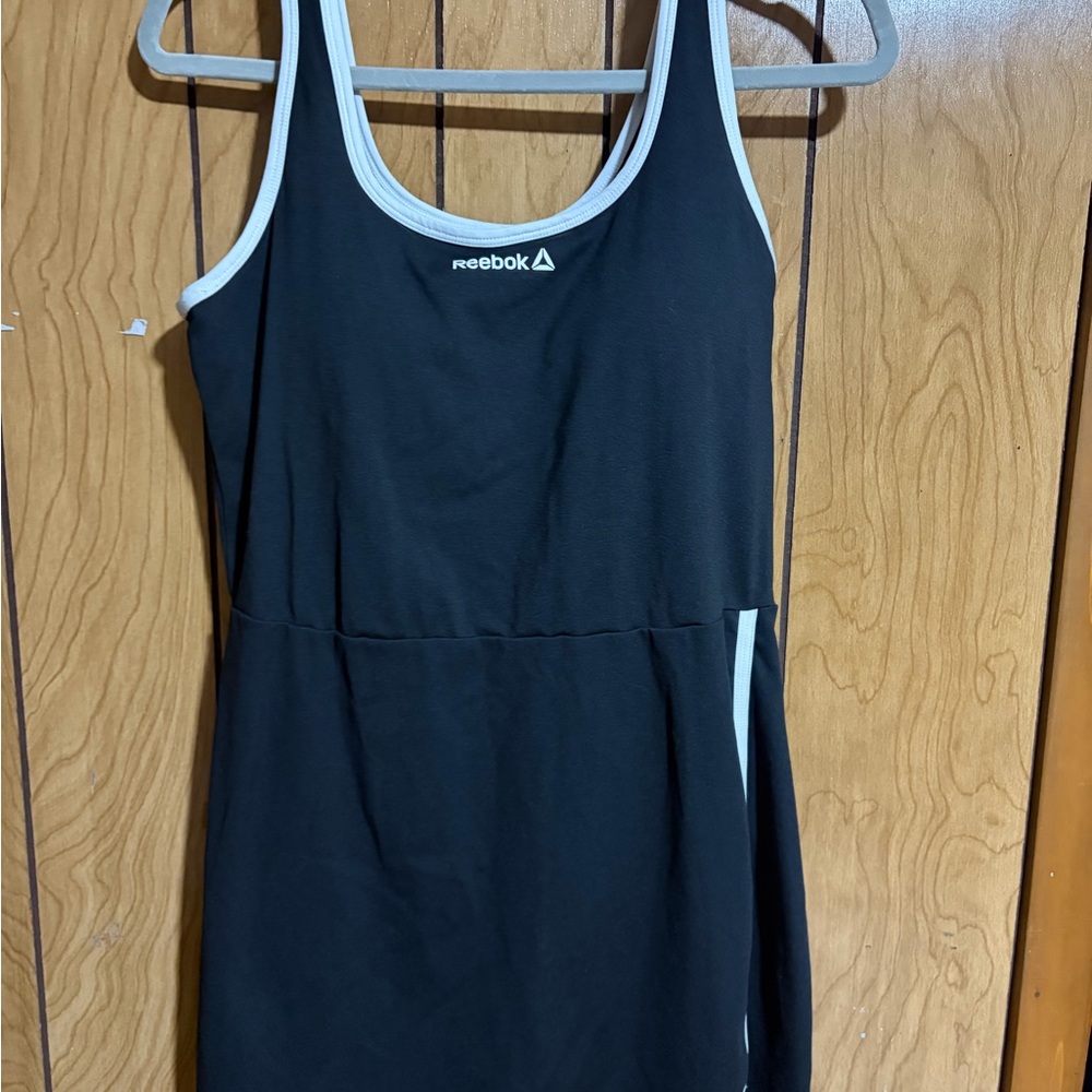 Reebok Black and White Sports Top